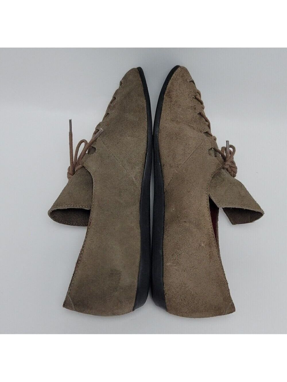 G Wiz Womens Dark Beige Rusty 261037 Suede Lace Up Solid Pump Shoes Size 7M - Picture 9 of 12